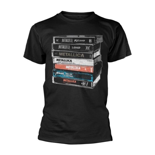 Metallica Unisex Vuxen Cassette T-Shirt S Svart Black S