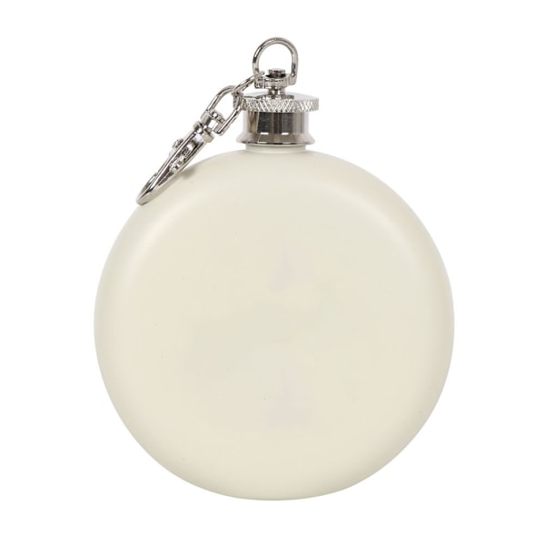 Something Different Happy Camper Hip Flask One Size Vit White One Size