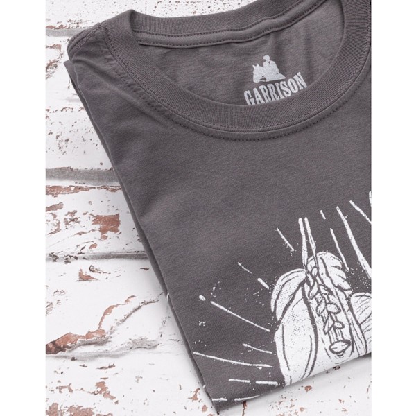 Peaky Blinders Mens Boxing Club Shelby Brothers T-Shirt L Grå Grey L