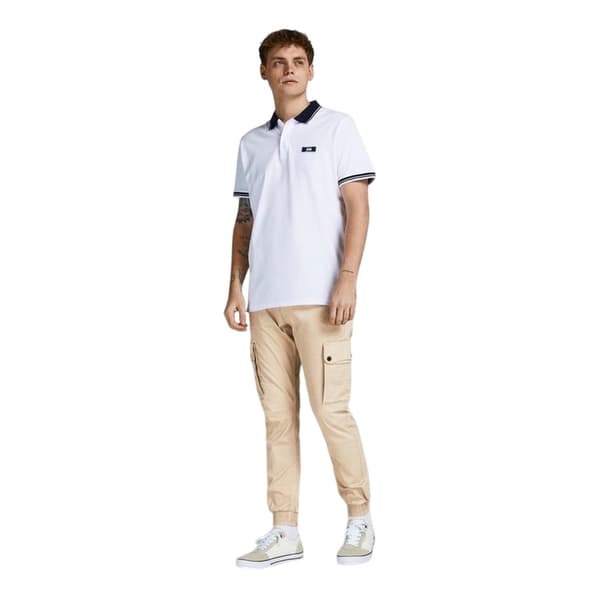 Jack And Jones Herr Cuffed Cargo Byxor 30L White Pepper White Pepper 30L