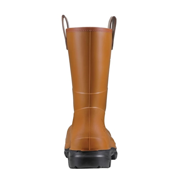 Dunlop Unisex Adult Purofort Rigpro Fur Lined Safety Wellington Brown/Black 10 UK