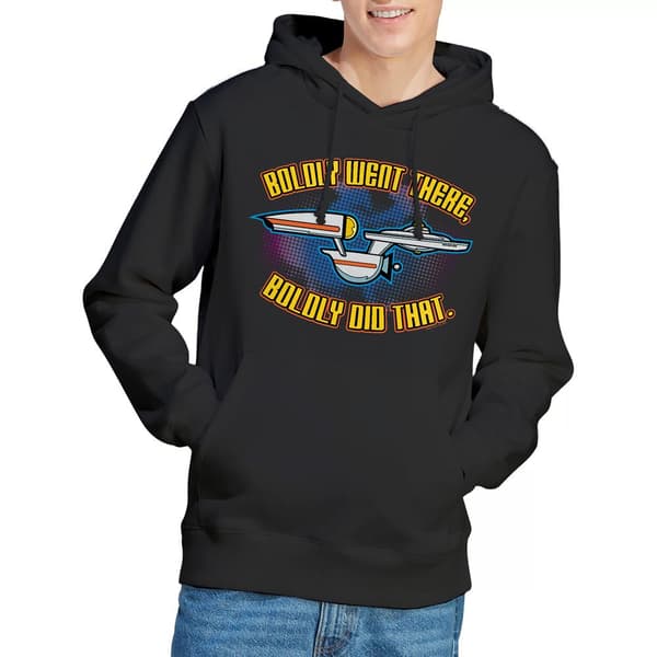 Star Trek Quogs Herr Bold Hoodie M Svart Black M