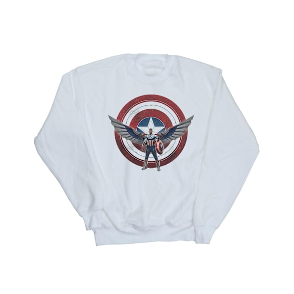 Marvel Herr Falcon And The Winter Soldier Captain America Sköld White L