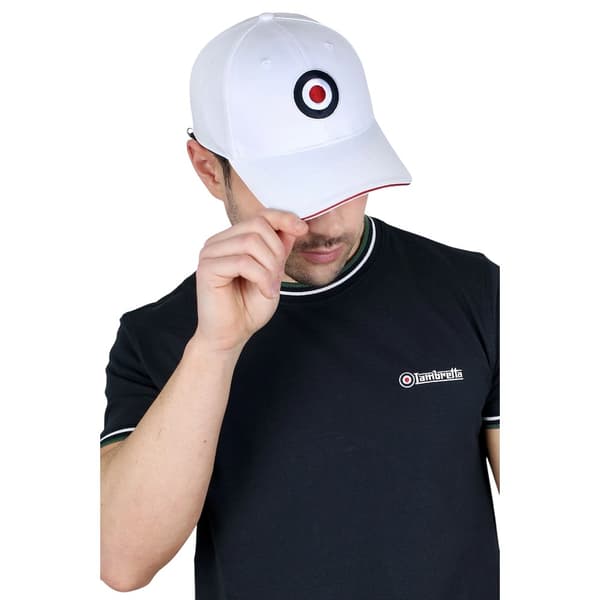 Lambretta Target Basebollkeps En Storlek Vit White One Size