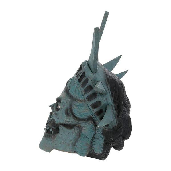 Smiffys Unisex Vuxen Liberty Skull Latex Helmask One Size Blue One Size