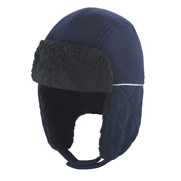 Result Winter Essentials Unisex Vuxen Trapper Hat L-XL Marinblå/Svart Navy/Black L-XL