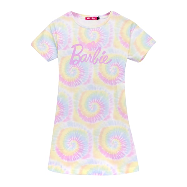 Barbie Girls Open Back T-Shirt Dress (2-pack) 7-8 år Multi Multicoloured 7-8 Years