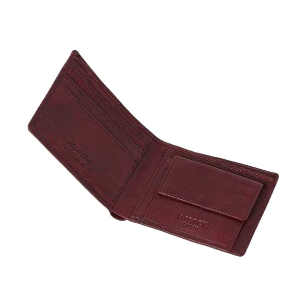 Osprey Barker Logo Läderplånbok En Storlek Bordeaux Bordeaux One Size