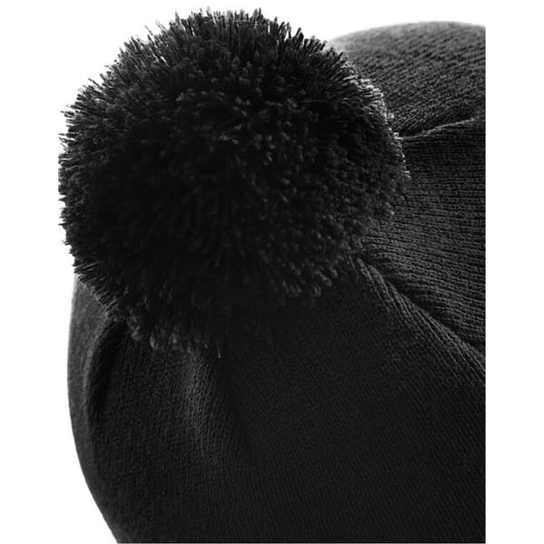Beechfield Original Pom Pom Beanie One Size Svart Black One Size