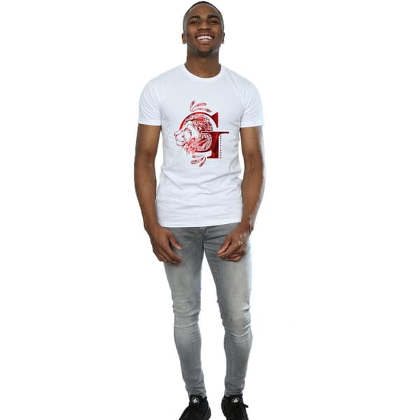 Harry Potter Herr Gryffindor Lejon T-Shirt L Vit White L