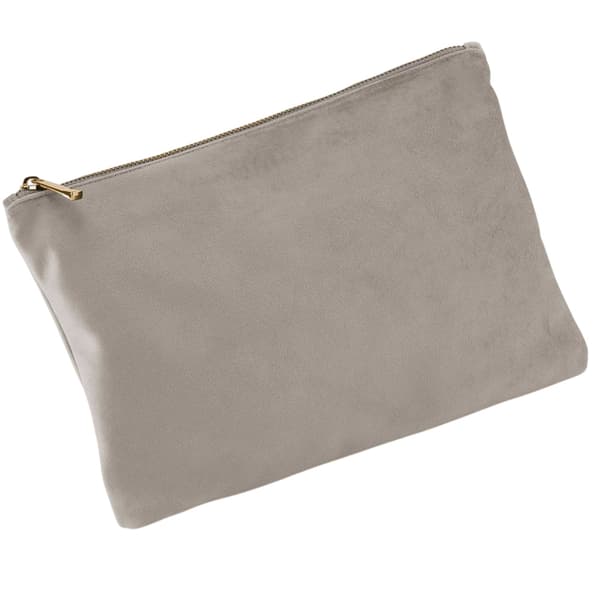Bagbase Plain Velvet Pouch S Moonstone Moonstone S