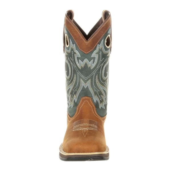 Durango Herr Rebel Cowboyboots i fullnarvläder, 8 UK, Saddleh Saddlehorn/Clover 8 UK