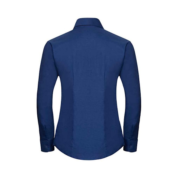 Russell Dam/Kvinnor Oxford Easy-Care Långärmad Skjorta M Bri Bright Royal Blue M