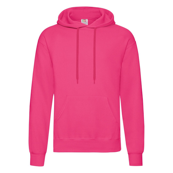 Fruit Of The Loom Herr Huvtröja / Hoodie M Fuchsia Fuchsia M