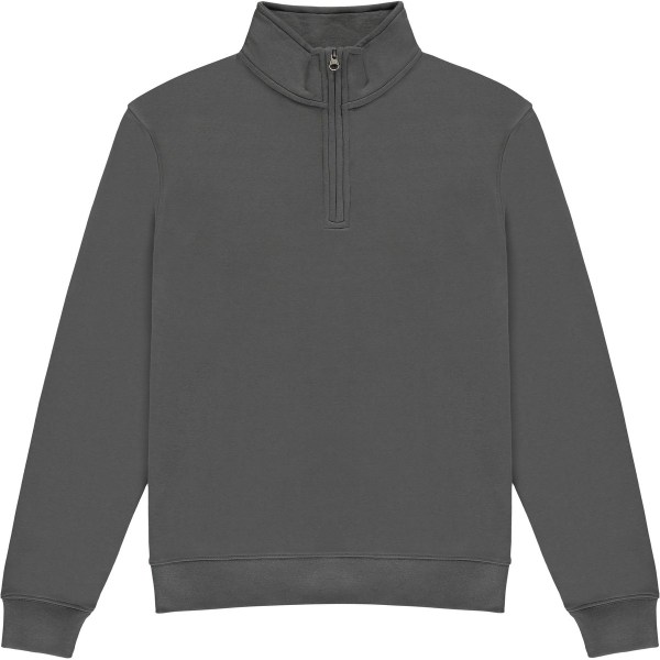 Kustom Kit Herr Quarter Zip Sweatshirt XXL Mörkgrå Dark Grey XXL