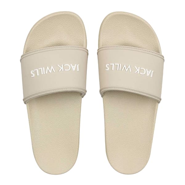 Jack Wills Herr Logo Sliders 10 UK Off White Off White 10 UK