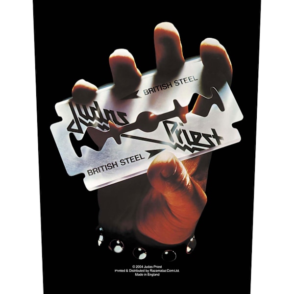 Judas Priest British Steel Patch One Size Svart/Flerfärgad Black/Multicoloured One Size