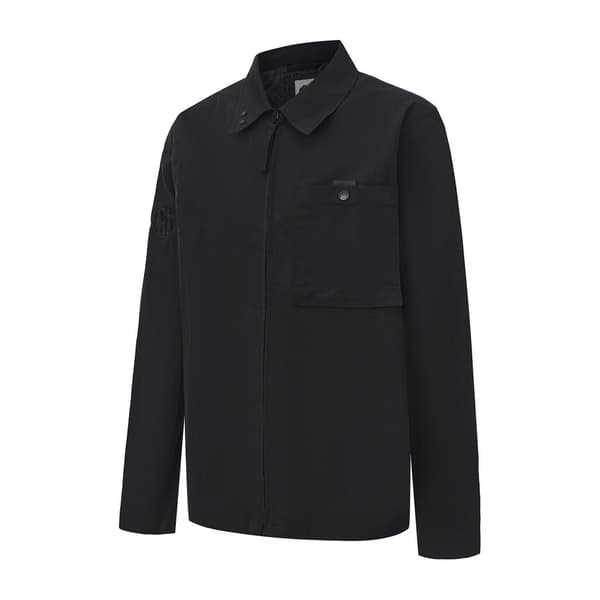 Pretty Green Herr Nylon Overshirt S Svart Black S
