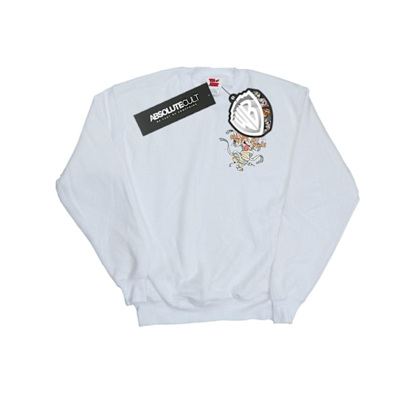 Tom And Jerry Dam/Damer Frankenstein Jerry Sweatshirt S Vit White S