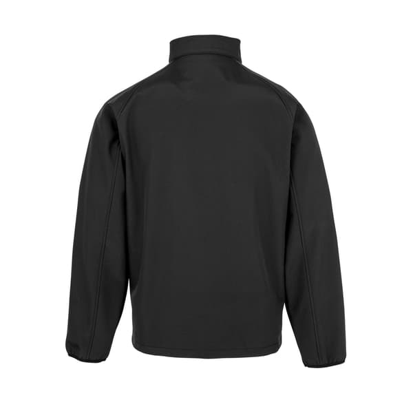 Result Barn/Barn Double Layered Recycled Soft Shell Jacka Black 9-10 Years