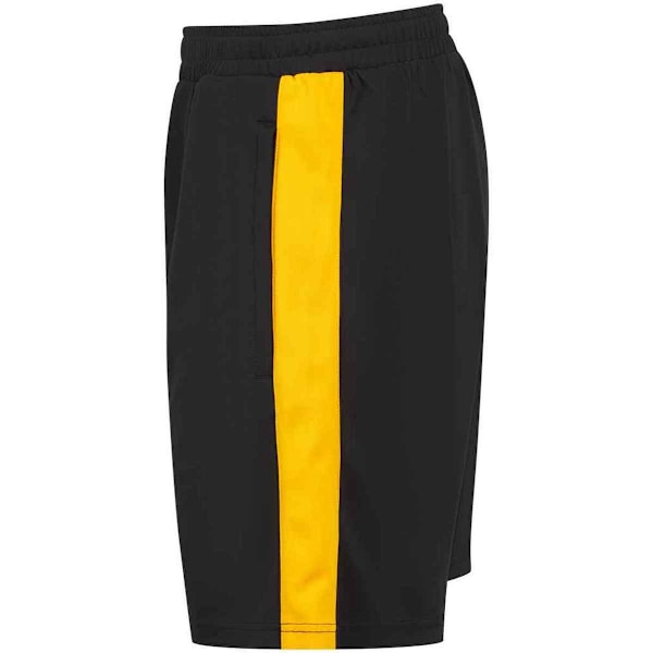 Finden & Hales Barn/Barn Knitted Sweatshorts 7-8 År Bl Black/Gold 7-8 Years