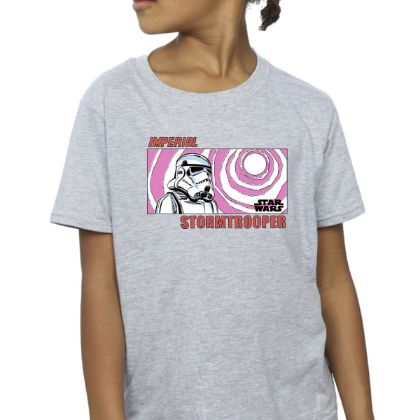 Star Wars Girls Imperial Stormtrooper T-shirt i bomull 12-13 år Sports Grey 12-13 Years