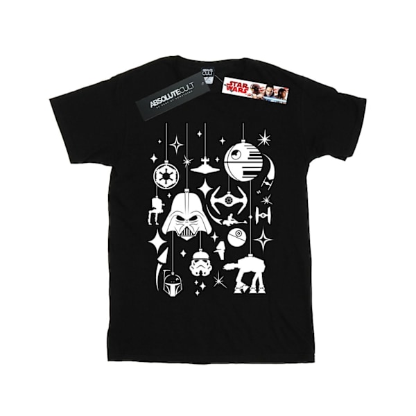 Star Wars Dam/Damer Juldekorationer Bomull Boyfriend Black L