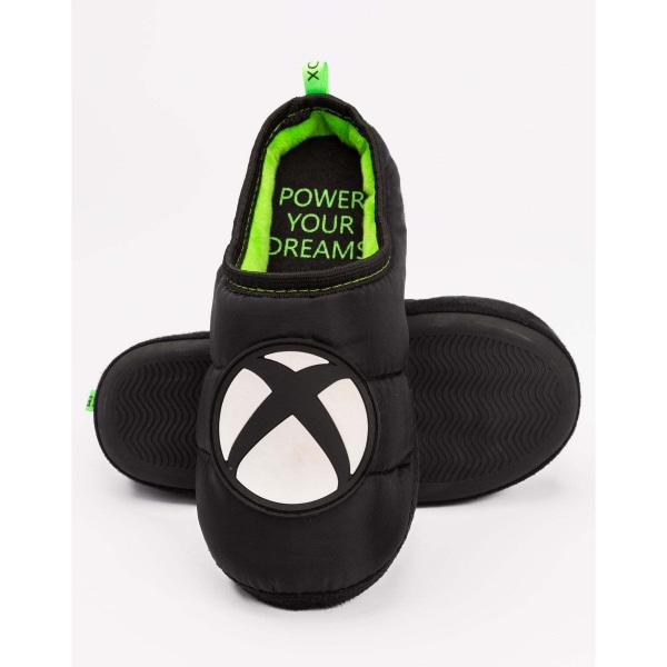 Xbox Pojks Tofflor 13 UK Barn Svart/Vit/Grön Black/White/Green 13 UK Child
