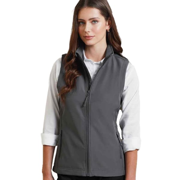 Premier Dam/Dam Windchecker Gilet L Mörkgrå Dark Grey L