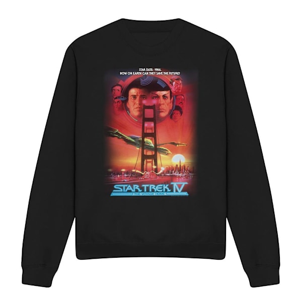 Star Trek Unisex Vuxen The Voyage Home Sweatshirt L Svart Black L