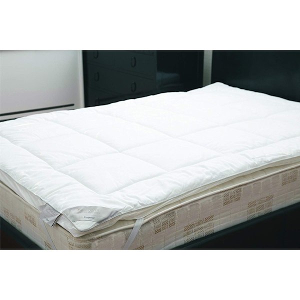 Belledorm Mulberry Silk Mattress Topper Double White White Double