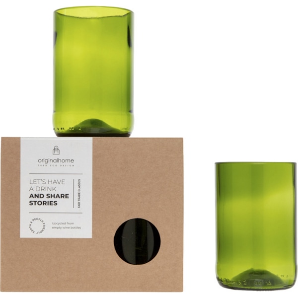 Originalhome 280ml Glas Set One Size Grön Green One Size