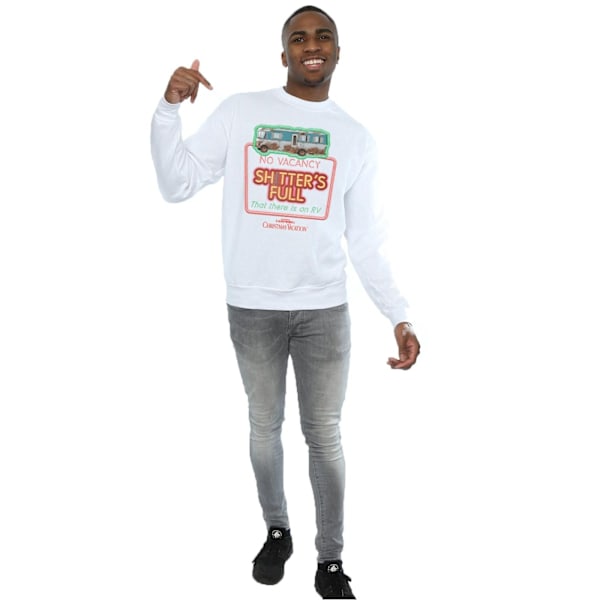 National Lampoon's Christmas Vacation Herr No Vacancy Sweatshirt White L