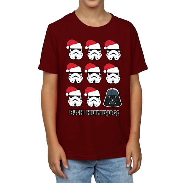 Star Wars Boys Jul Humbug T-shirt 9-11 år Bourgogne Burgundy 9-11 Years