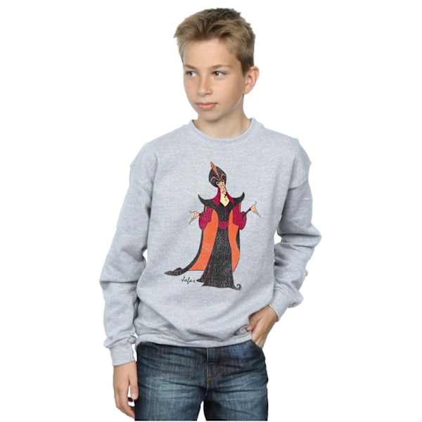 Disney Boys Aladdin Classic Jafar Sweatshirt 7-8 år Sports G Sports Grey 7-8 Years