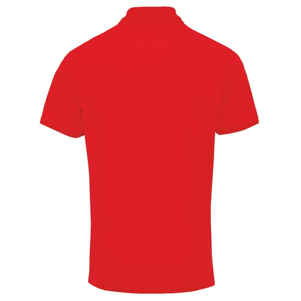 Premier Herr Coolchecker Pique Kortärmad Poloshirt S Röd Red S