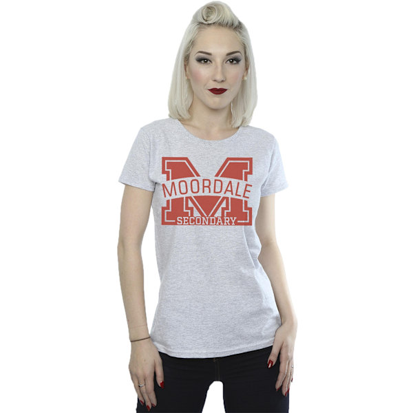 Netflix Dam/Dam Sex Education Moordale Bomull T-shirt L S Sports Grey L