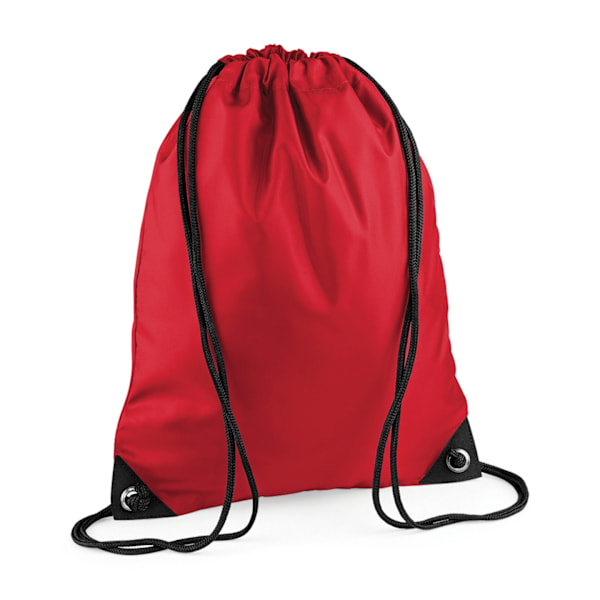Bagbase Premium Ryggsäck med dragsko, One Size, Klassisk Röd Classic Red One Size
