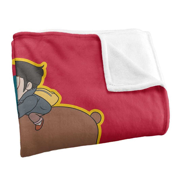 We Bare Bears Goals Silky Stack Supersoft Filt En Storlek Mult Multicoloured One Size