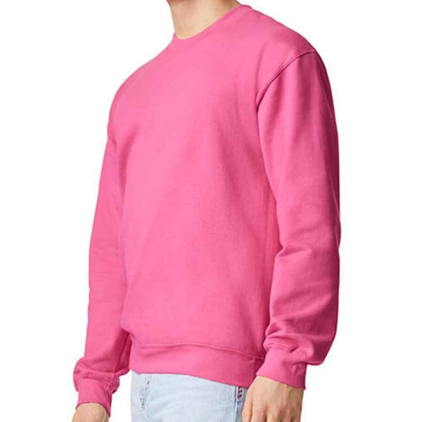 Gildan Unisex Vuxen Softstyle Fleece Mellanvikt Tröja 4XL Rosa Limonad Pink Lemonade 4XL