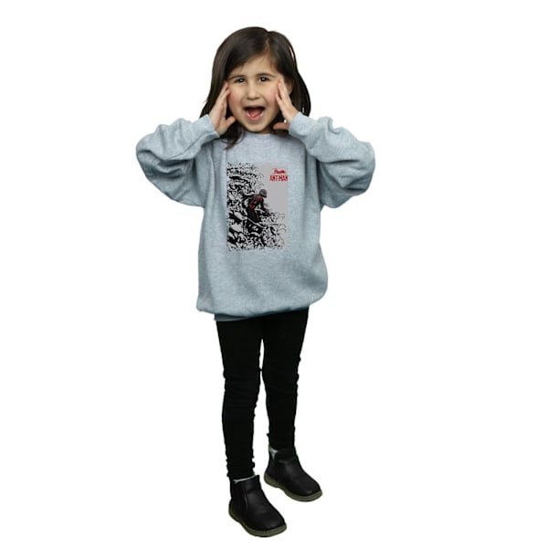 Marvel Girls Ant-Man Army Sweatshirt 5-6 år Sports Grey Sports Grey 5-6 Years