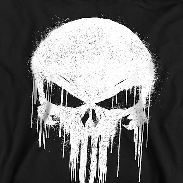 The Punisher Unisex Vuxen Stor Logotyp Sweatshirt S Svart Black S