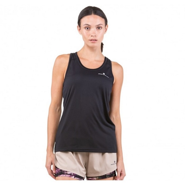 Ronhill Womens/Ladies Core Tank Top 12 UK Svart Black 12 UK