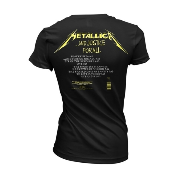 Metallica Dam/Dam And Justice For All Tracks T-Shirt XXL Black XXL