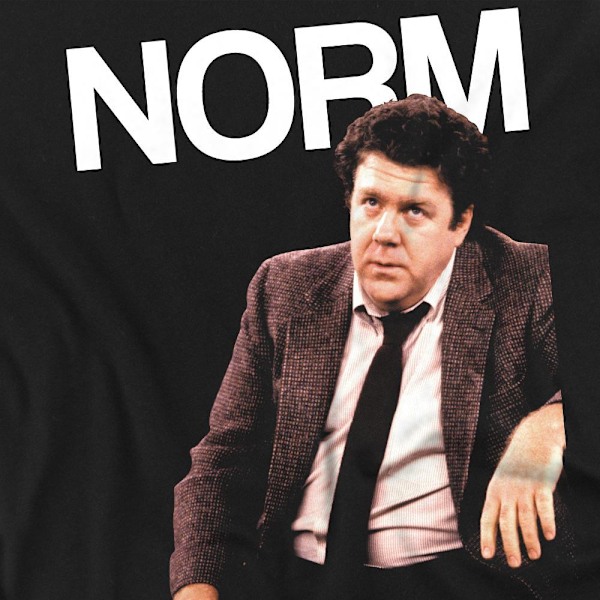 Cheers Herr Norm Peterson T-Shirt L Svart Black L