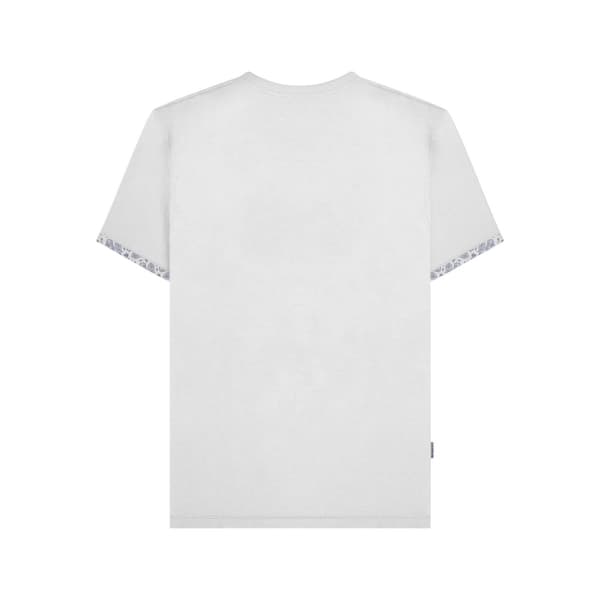 Lambretta Herr Paisley Target T-shirt S Vit White S