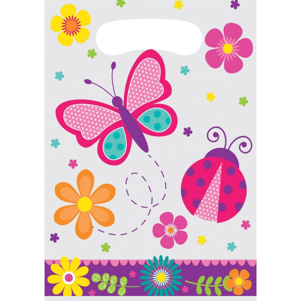Creative Party Butterfly Party Bags (Pack med 8) One Size Multic Multicoloured One Size