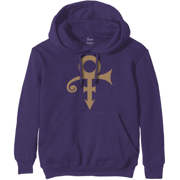 Prince Unisex luvtröja för vuxensymbol S lila Purple S