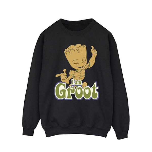 Guardians Of The Galaxy Herr Groot Dansande Sweatshirt M Svart Black M