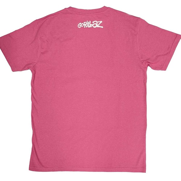 Gorillaz Unisex Adult The Static Channel T-Shirt M Rosa Pink M
